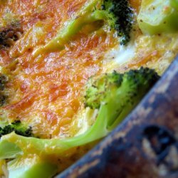 Broccoli Cheddar  pie 