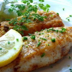 Halibut With Bright Lemon Cream Sauce