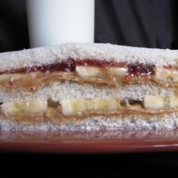 Special Peanut Butter and Jam Sandwich