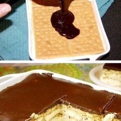 Graham Cracker Eclair  cake 