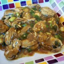 Stir Fried Oysters with Garlic