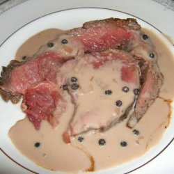 Beef Tenderloin Au Poivre (Incredible Sauce)