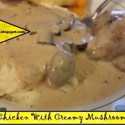 Baked Chicken in Mushroom Sauce