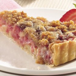 Rhubarb-Strawberry Tart