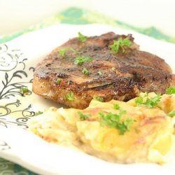 Barbecue-Rubbed Pork Chops