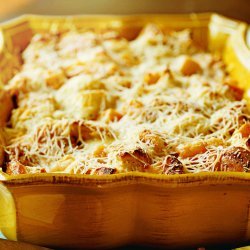 Butternut Squash and Parmesan Bread Pudding