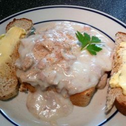 Creamed Tuna on Toast