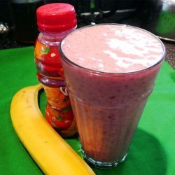 Strawberry Banana V-8 Fusion Smoothie