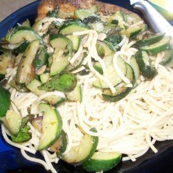 Minty Zucchini Linguine