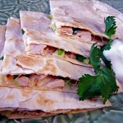 Low Fat Chicken and Avocado Quesadillas