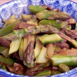 Sauteed Asparagus With Shiitake Mushrooms