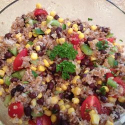 Black Bean and Bulgar Salad