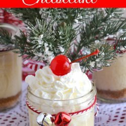 Holiday Eggnog Cheesecake