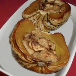 Spicy Apple-Stuffed Squash