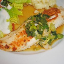 Sautéed Tilapia With Honey-Scallion Dressing