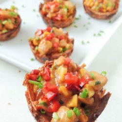 Chicken in Potato Baskets