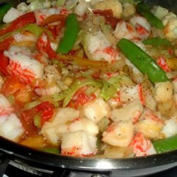 Imitation Crab Stir-Fry