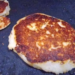 Garlic Mashed Potato Pancakes