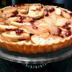 Cranberry Pear Tart