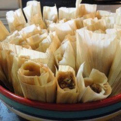 Green Chili, Chicken & Cheese Tamales