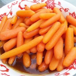 Pineapple Juice/Brown Sugar Glazed Baby Carrots