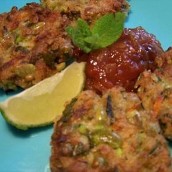 Spicy Soybean Patties With Mint