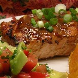 Chile Garlic BBQ Salmon