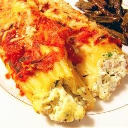 Three Cheese Manicotti