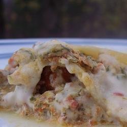 Easy Spinach Lasagna with White Sauce