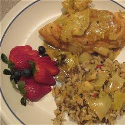 Lemony Chicken with Artichoke Hearts