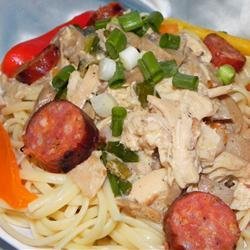 Andouille and Chicken Creole Pasta