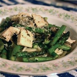 Chicken, Asparagus, and Mushroom Skillet