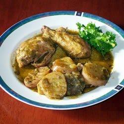 Pollo (Chicken) Fricassee from Puerto Rico