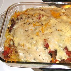 Baked Fettuccine Lasagna