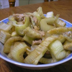 Ginger Fennel Pork Stir-fry