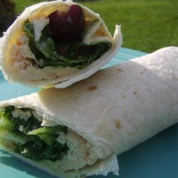 Grape Chicken Caesar Wrap