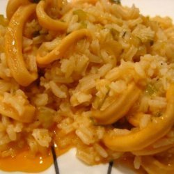 Kalamaria Pilafi ( Squid Pilaf)