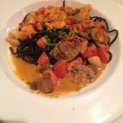 Lobster, Shrimp and Scallop Pasta