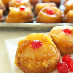 Mini Upside Down Pineapple Cakes