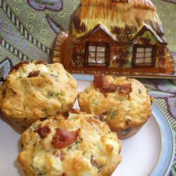 Bacon, Spinach and Feta Muffin Loaf