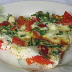 Feta and Pepper Frittata