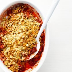 Strawberry-Almond Crumble