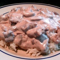 Best Ever Burgundy Stroganoff