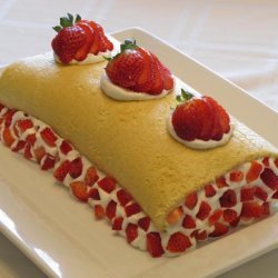 Strawberry Roll Cake