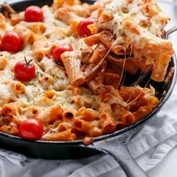 Chicken Tomato Mozzarella Bake