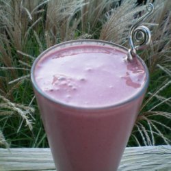 Chocolate, Raspberry and Banana Smoothie