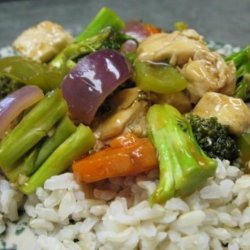 Orange Ginger Chicken and Veggies