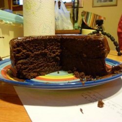 Really Chocolate Chocolate Cake With Chocolate Fudge Frosting