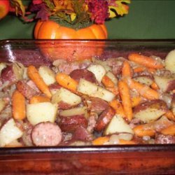 Hearty Vegetable and Sausage Bake