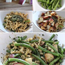 Potatoes, Beans, Pasta and PESTO!